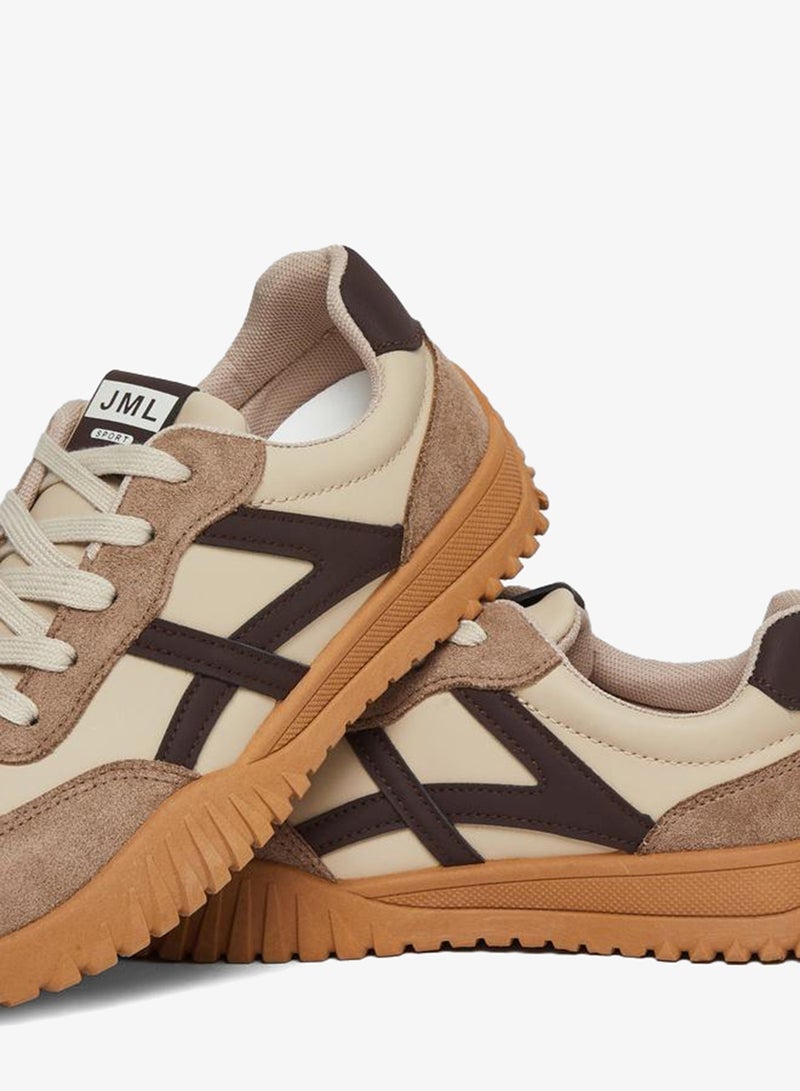 Styli Women Brown Retro Style Sneakers - Image 3